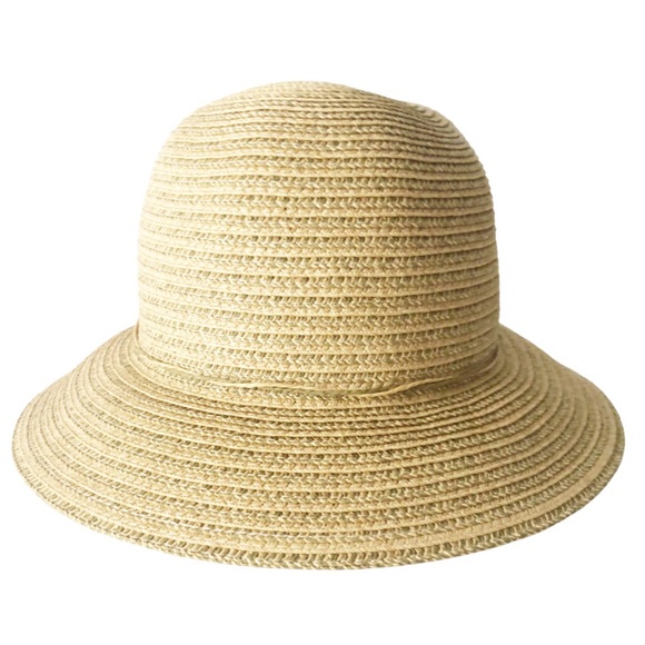 Sonoma Packable Natural Straw Cloche Hat - Picture 8 of 13
